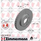 ZIMMERMANN Bremsscheibe 400.3690.20 Coat Z