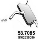Endschalldämpfer VW Golf,Golf Plus 03 58.7085
