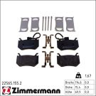 ZIMMERMANN Bremsbelagsatz, Scheibenbremse 22565.155.2