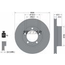 Bremsscheibe Porsche P. Boxster 92088803