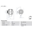 Lichtmaschine BMW 1,3 Serie 0 986 082 200