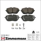 ZIMMERMANN Bremsbeläge 22218.185.2