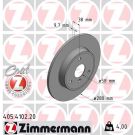ZIMMERMANN Bremsscheibe 405.4102.20 Coat Z
