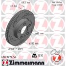 ZIMMERMANN Bremsscheibe 600.3224.54 BLACK Z ZIMMERMANN Bremsscheibe 600.3224.54 BLACK Z