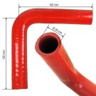 Universal-Wasserschlauch Winkel 90 Sil. 25X150X150mm SIRT004