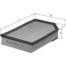 MAHLE Luftfilter LX 868