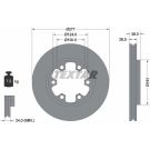 Bremsscheibe Nissan P. Terrano 96-/Maverick 92059000