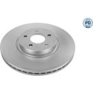 Bremsscheibe Volvo P. S40/V50 T5 Awd 04/04 MEYLE-PD: Advanced performance and design 515 521 0034/PD