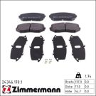 ZIMMERMANN Bremsbeläge 24346.170.1