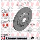 ZIMMERMANN Bremsscheibe 100.3385.70 Formula Z
