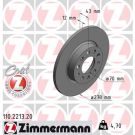 ZIMMERMANN Bremsscheibe 110.2213.20 Coat Z