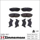 ZIMMERMANN Bremsbeläge 24854.160.1