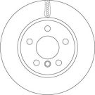 22 481 012 Bremsscheibe VA MINI One, Cooper 13 DF6799