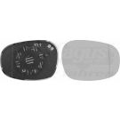 Aussenspiegelglas re. bhz BMW 3ER E90 asph., chrom/weiss OE 51167252894 HAGUS