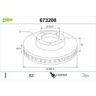 VALEO Bremsscheibe 186279