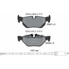 Bremsbelagsatz Bmw T. 3 (E92) 2.0 Coupe/Cabrio 10-13 2392707