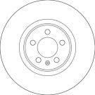 TRW Bremsscheibe DF6797S