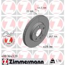 ZIMMERMANN Bremsscheibe 400.3643.20