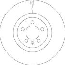 Bremsscheibe DF6983S Bremsscheibe DF6983S