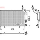 DENSO Kondensator, Klimaanlage DCN10050