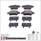 ZIMMERMANN Bremsbeläge 24349.175.1