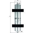 MAHLE Kraftstofffilter KL 478