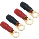 Phonocar Ringkabelschuh für 10 mm² Kabel mit 8 mm Loch 2x Plus 2x Minus 042132