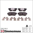 ZIMMERMANN Bremsbeläge 23543.155.2