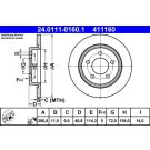 Bremsscheibe Mazda T. 3/5 1,8-2,3 03-13 24.0111-0160.1