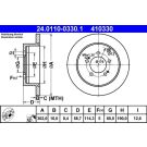 Bremsscheibe Peugeot T. 4007 2.2 Hdi/2.4 16V 07 24.0110-0330.1