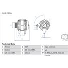 Lichtmaschine 0 986 046 050