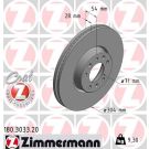 ZIMMERMANN Bremsscheibe 180.3033.20 Coat Z