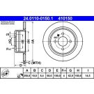 Bremsscheibe Bmw T. 3 1.6-2.7 82-93 24.0110-0150.1