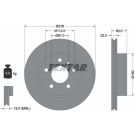 Bremsscheibe Db P. Vito 108-11# PRO 92074403