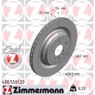 ZIMMERMANN Bremsscheibe 400.5501.20 Coat Z
