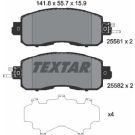 BREMSBELAGSATZ NISSAN P. LEAF ELECTRIC 10-141,8 X 55,7 X 15,9 2558101