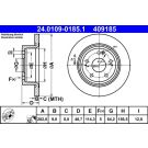 BREMSSCHEIBE 24.0109-0185.1