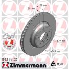 ZIMMERMANN Bremsscheibe 150.3441.20 Coat Z
