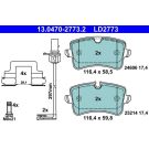 Bremsbelagsatz Audi T. A8 2.0-6.3 Quattro 09- Keramik 13.0470-2773.2