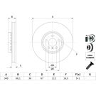 Bremsscheibe BMW 3, 4, 5, 6, 7, 8 18 0 986 479 F59 Bremsscheibe BMW 3, 4, 5, 6, 7, 8 18 0 986 479 F59