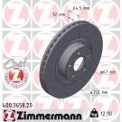 ZIMMERMANN Bremsscheibe 400.3658.20 ZIMMERMANN Bremsscheibe 400.3658.20