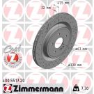 ZIMMERMANN Bremsscheibe 400.5517.20 Coat Z