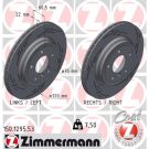 ZIMMERMANN Bremsscheibe 150.1295.53 BLACK Z