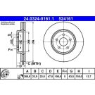Bremsscheibe Ford P. Mondeo 00-07 Power Disc PowerDisc 24.0324-0161.1