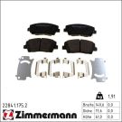 ZIMMERMANN Bremsbelagsatz, Scheibenbremse 22841.175.2