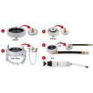KS TOOLS ZESTAW ADAPTERÓW DO ODPOWIETRZANIA HAMULCÓW, 5SZT. 160.0785