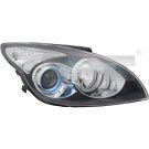 Scheinwerfer R H7/H1 +LWR +MOT SCHWARZ HYUNDAI I30 10,07-11,11 3155,509,2