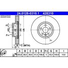 Bremsscheibe 24.0128-0310.1