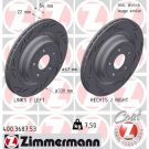 ZIMMERMANN Bremsscheibe 400.3687.53 BLACK Z