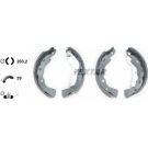 Bremsbacken Mitsubishi Carisma 95-06/Space Star 01-04 91056400